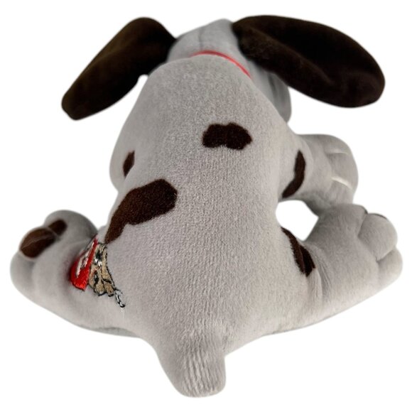 2 VTG Tonka Pound Puppies Plush Toys Gray Black Spots Brown Rumple Skins Newborn - Picture 3 of 11